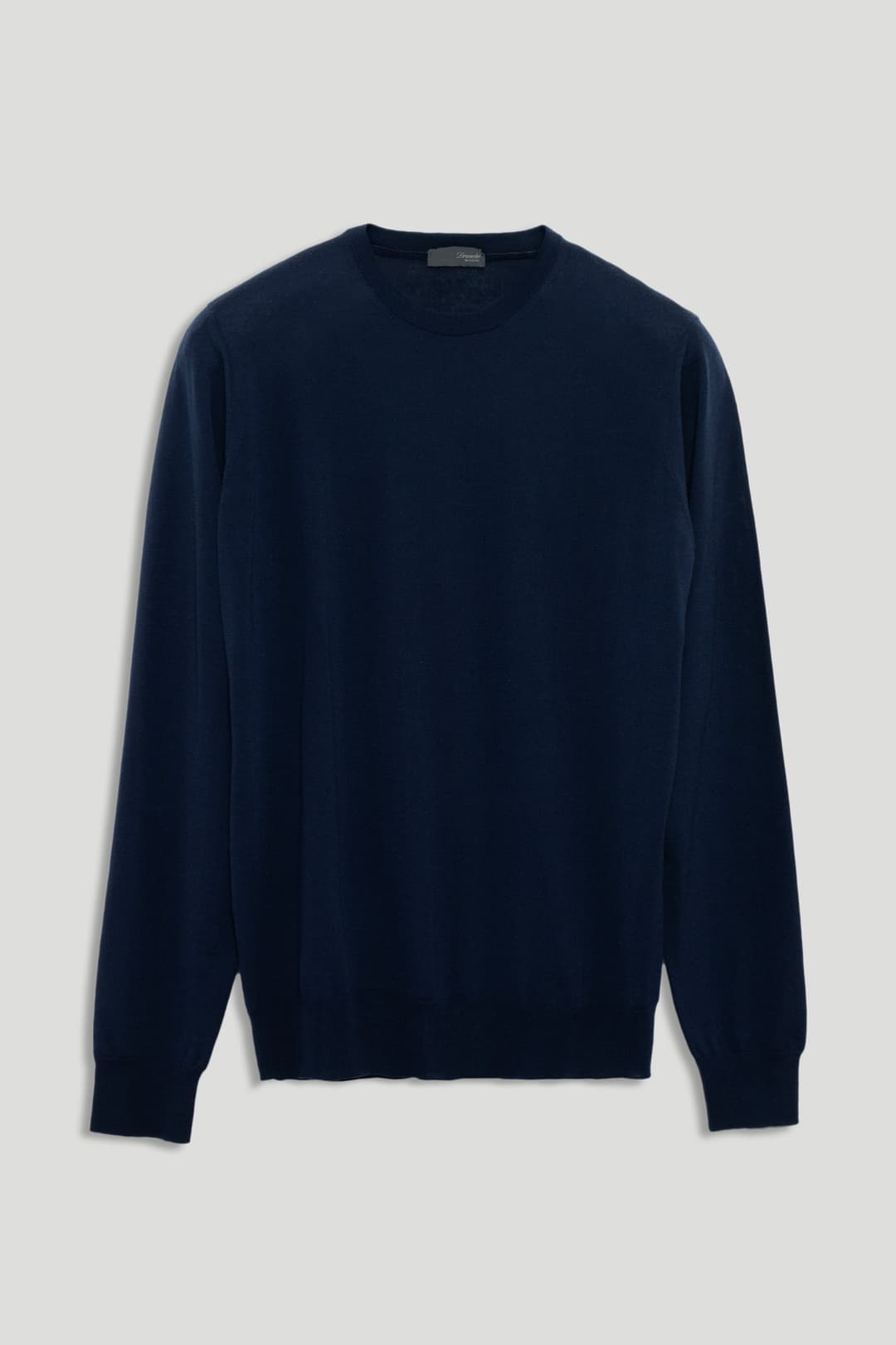 Crew Neck Sweater in Extrafine Merino Wool