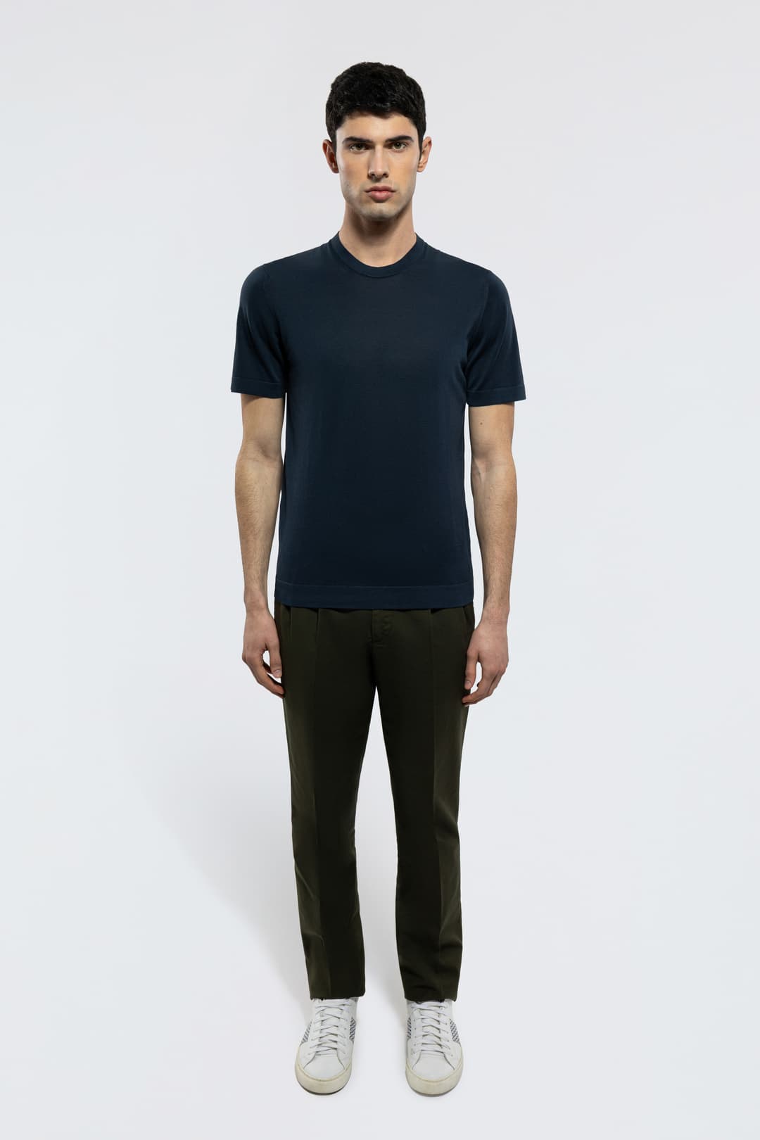 Stone Wash Cotton T-shirt
