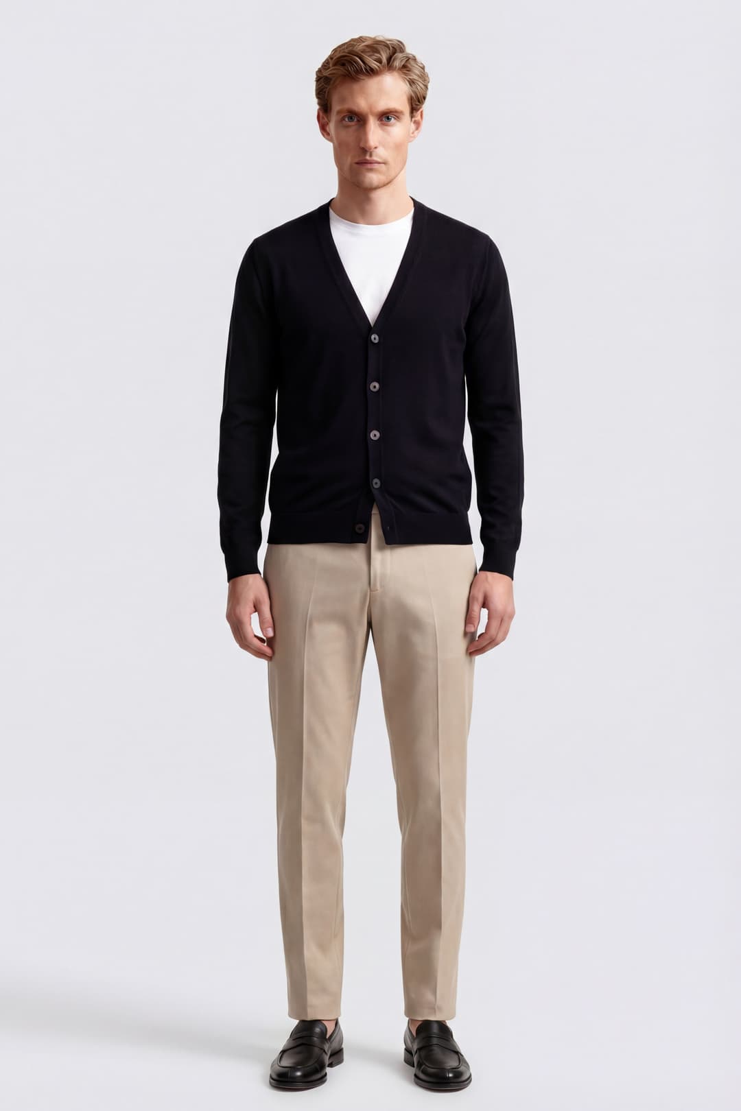 Cotton Buttoned Cardigan