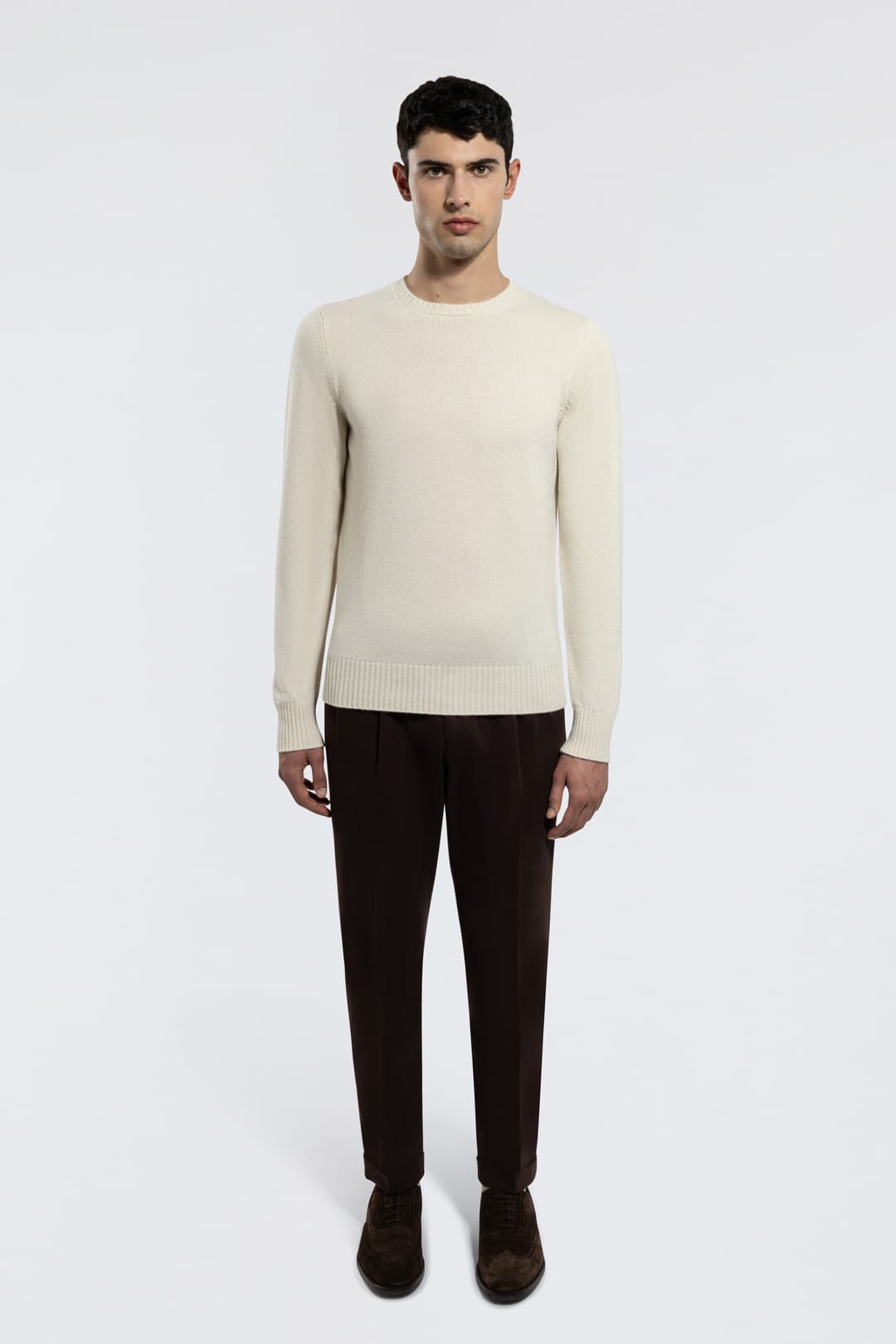 Crew Neck Cashmere Sweater