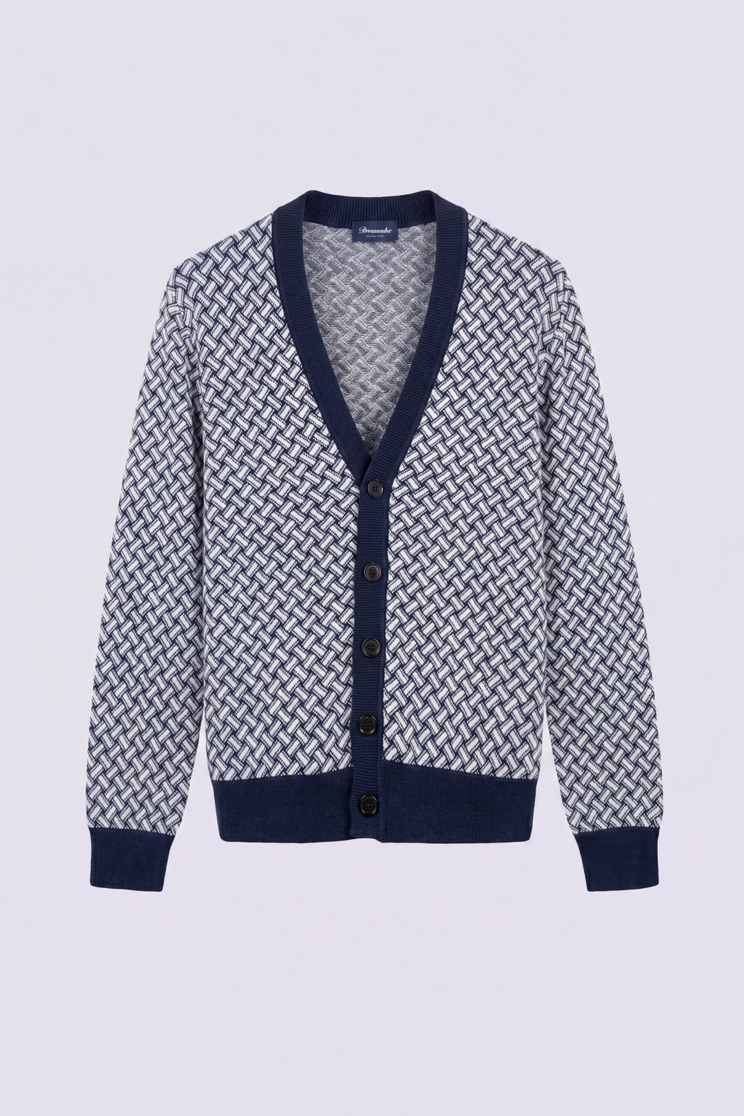 Razor Blade Cotton and Linen Cardigan