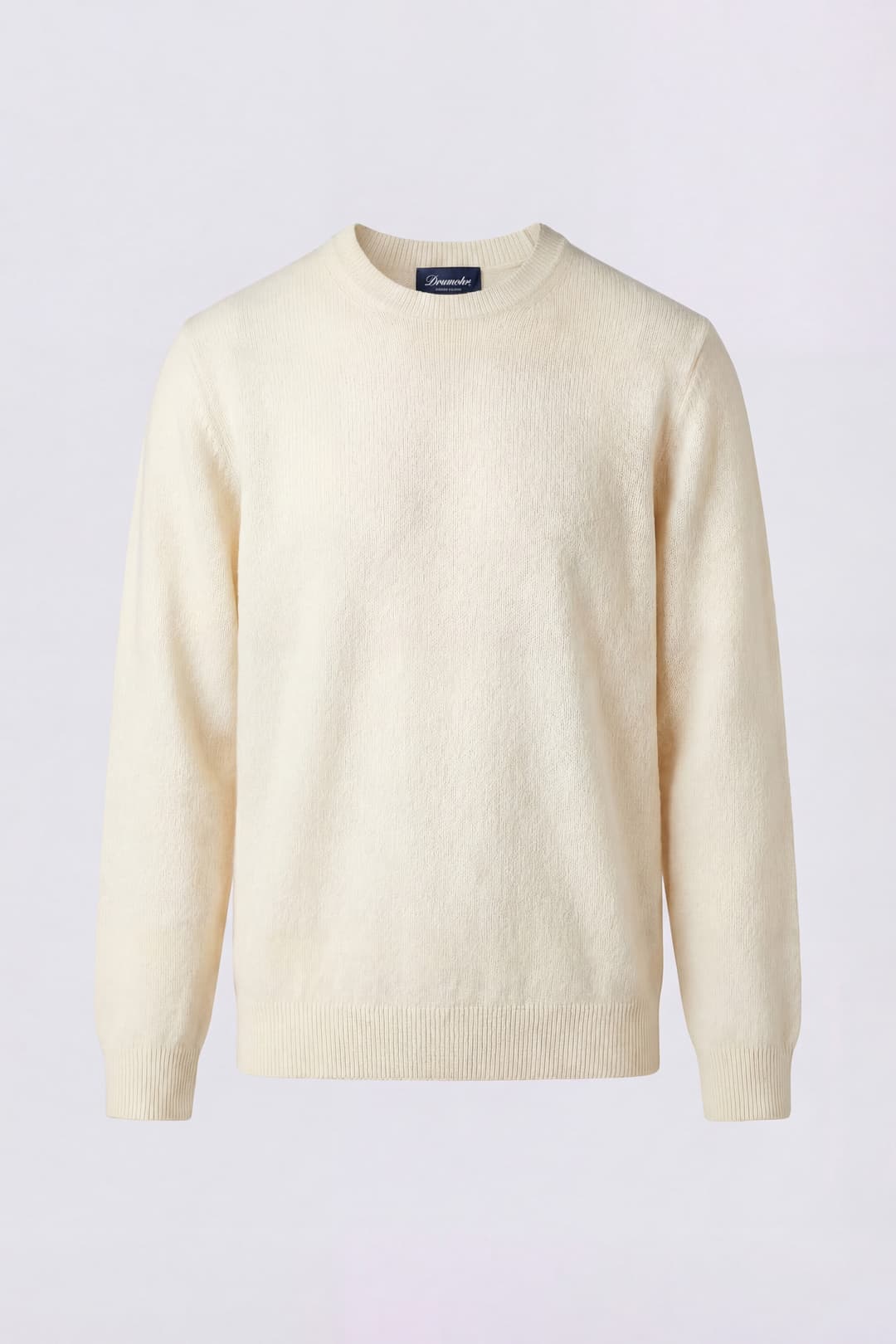 Cotton and Polyamide Crewneck Sweater
