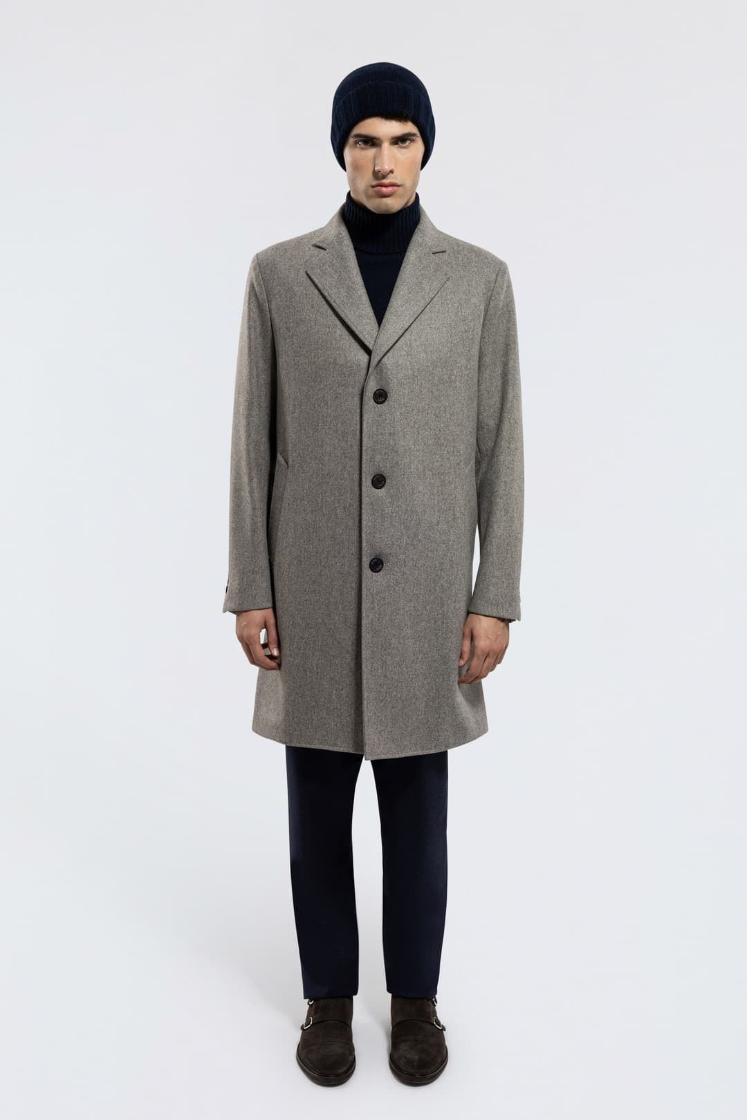 Tailored Virgin Wool Coat