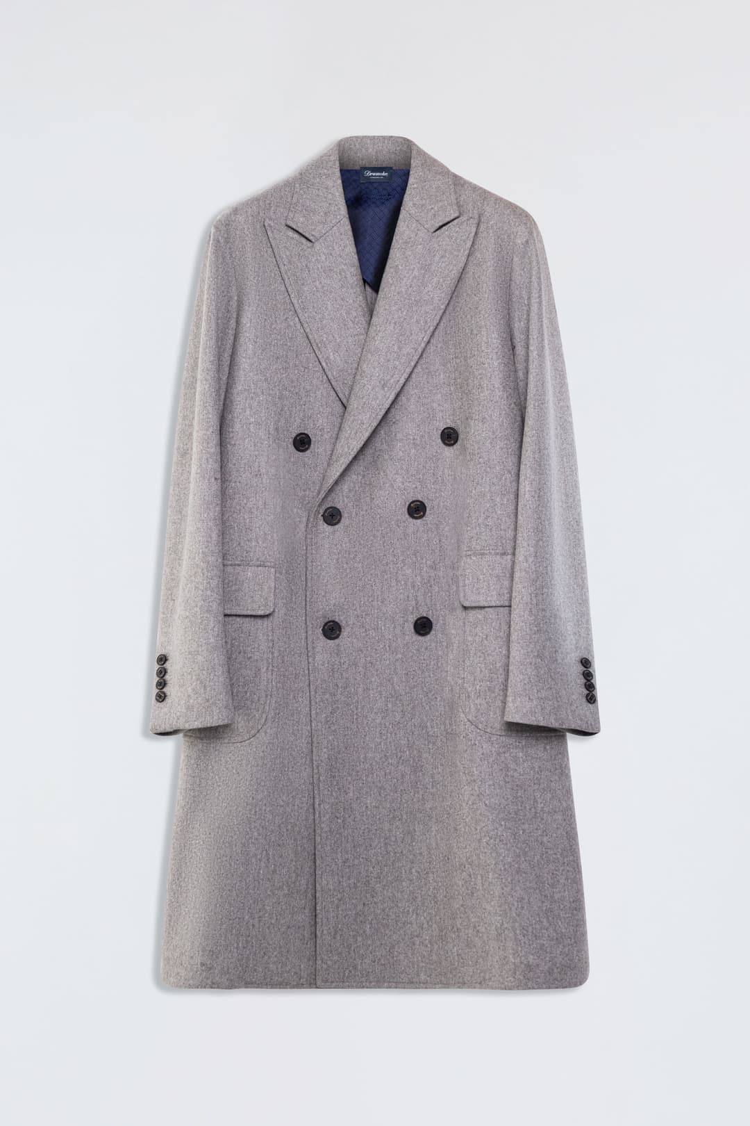 Double-Breasted Virgin Wool Coat