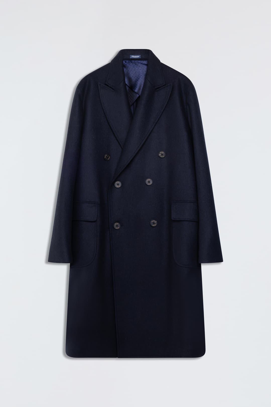 Double-Breasted Virgin Wool Coat