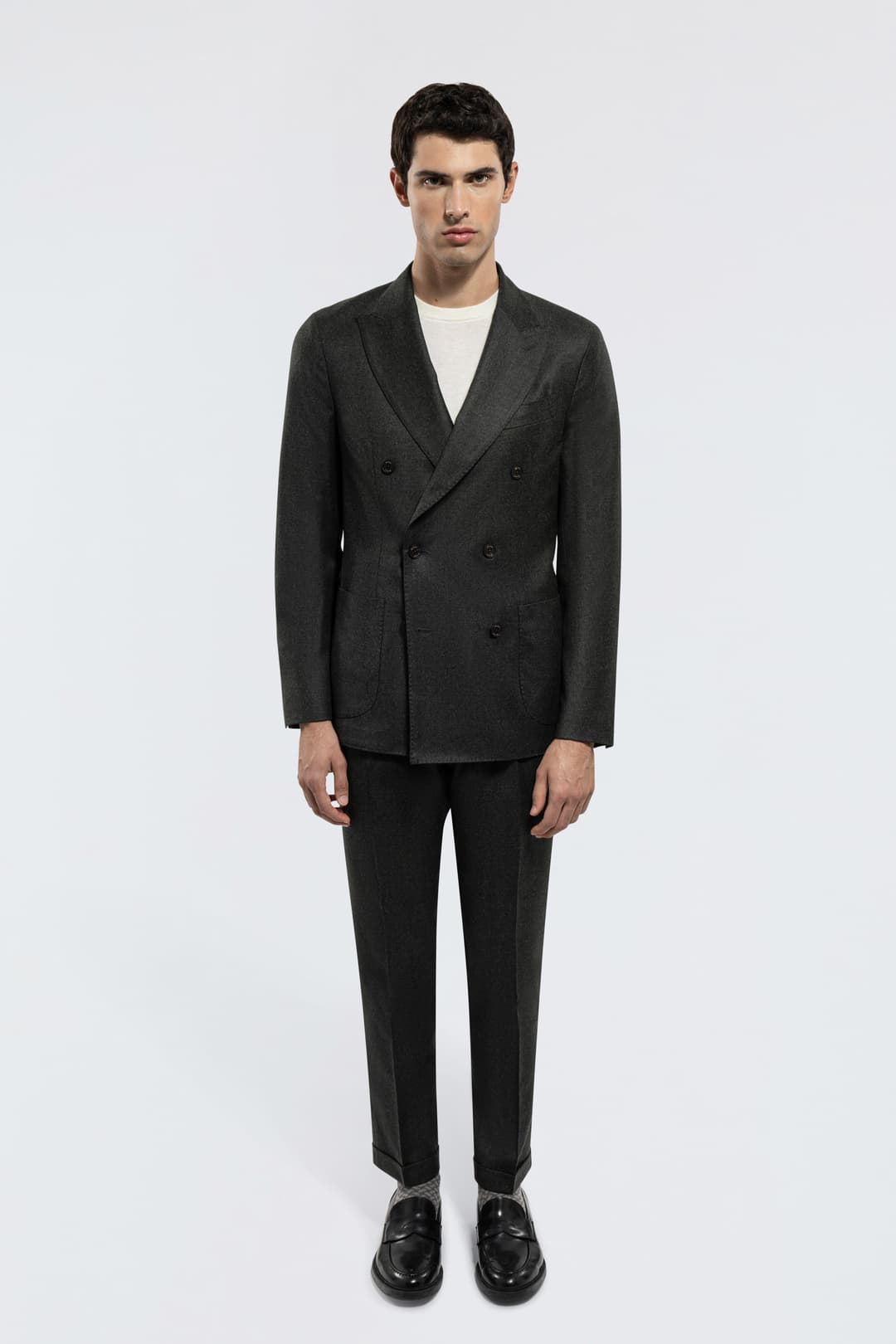 Double-Breasted Virgin Wool Jacket