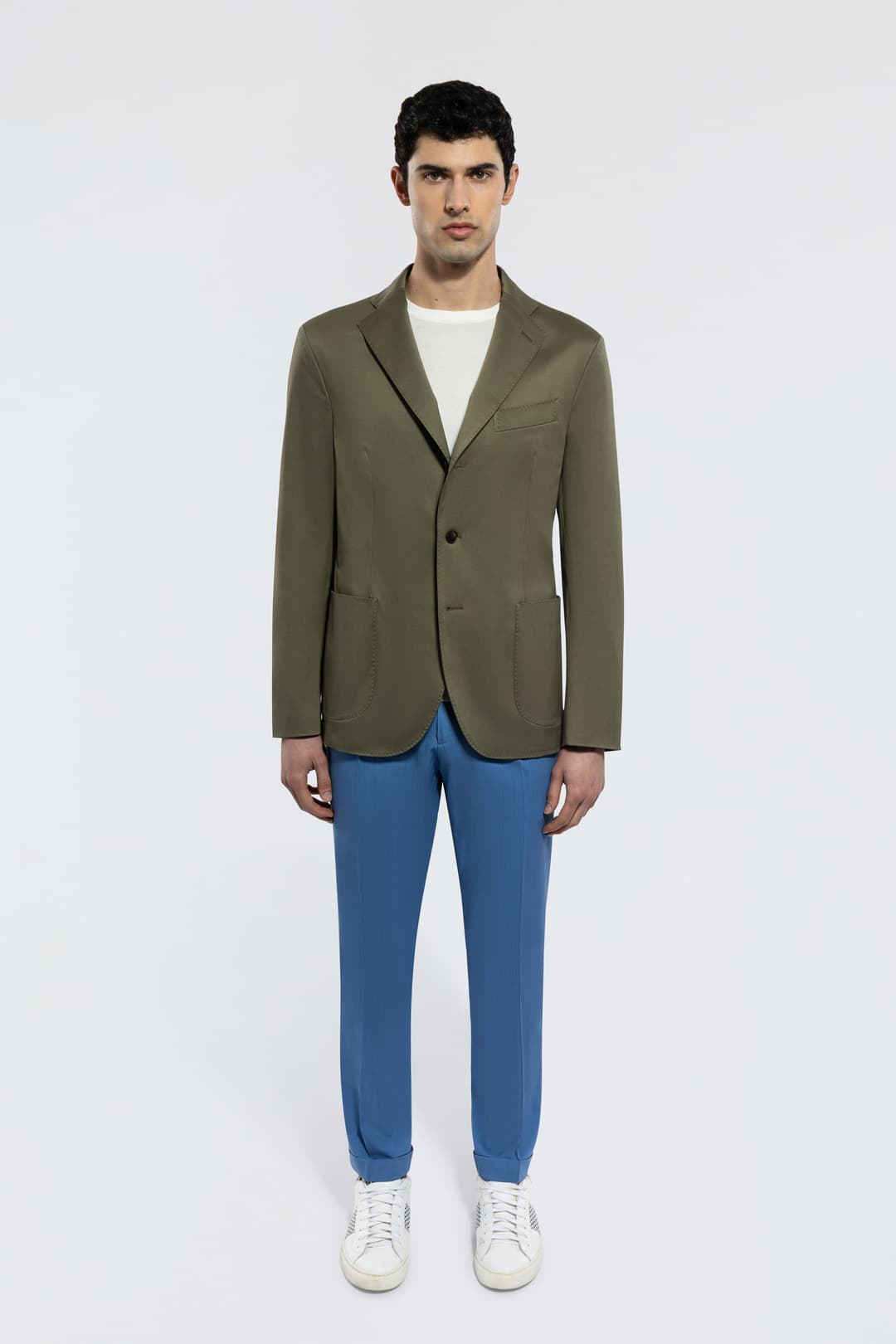 Single-Breasted Cotton Jacket