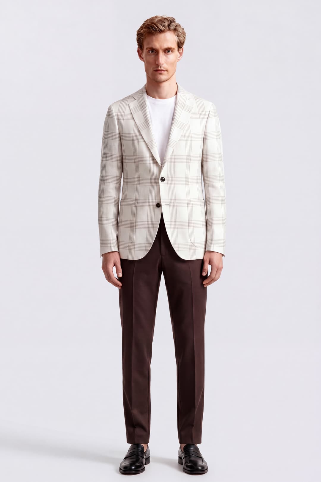Single-Breasted Linen Blazer