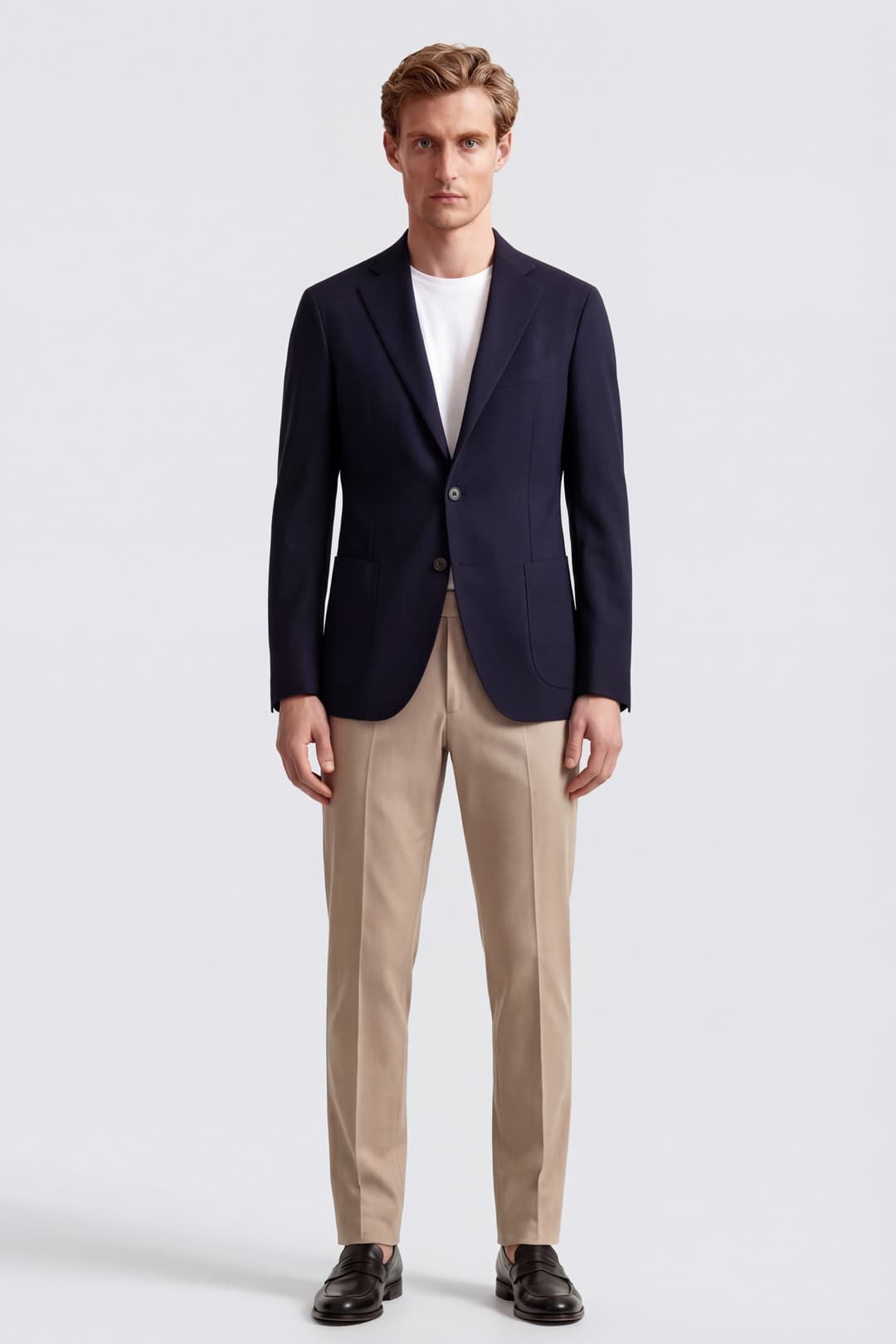 Single-Breasted Wool Jacket