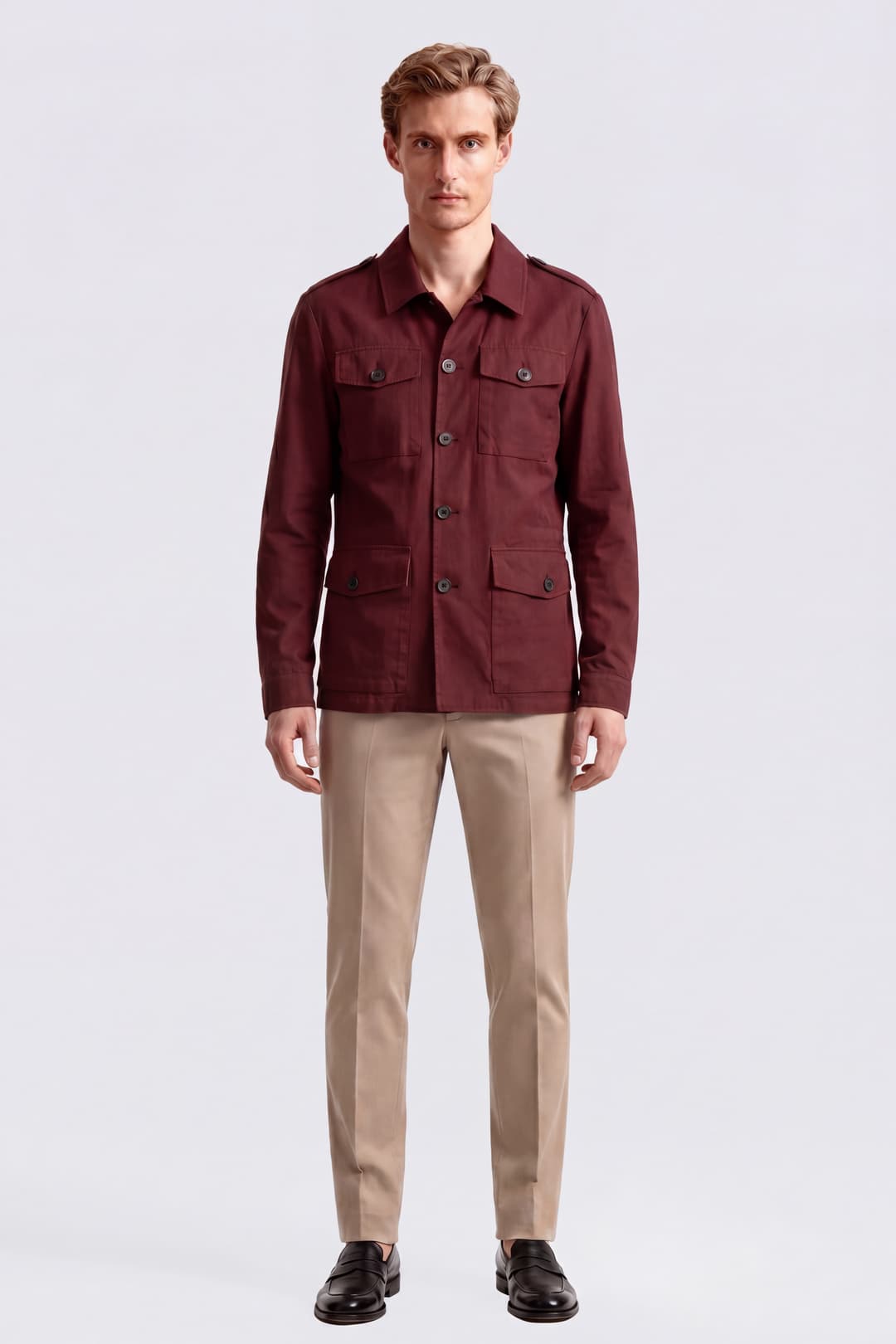 Field Jacket in Cotton and Linen