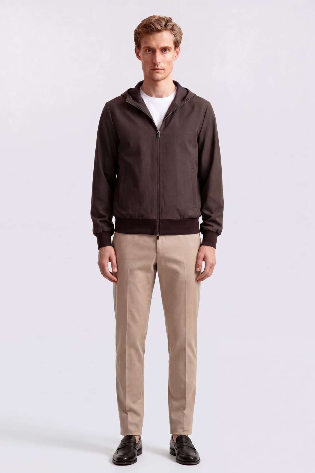 Hooded Wool Jacket