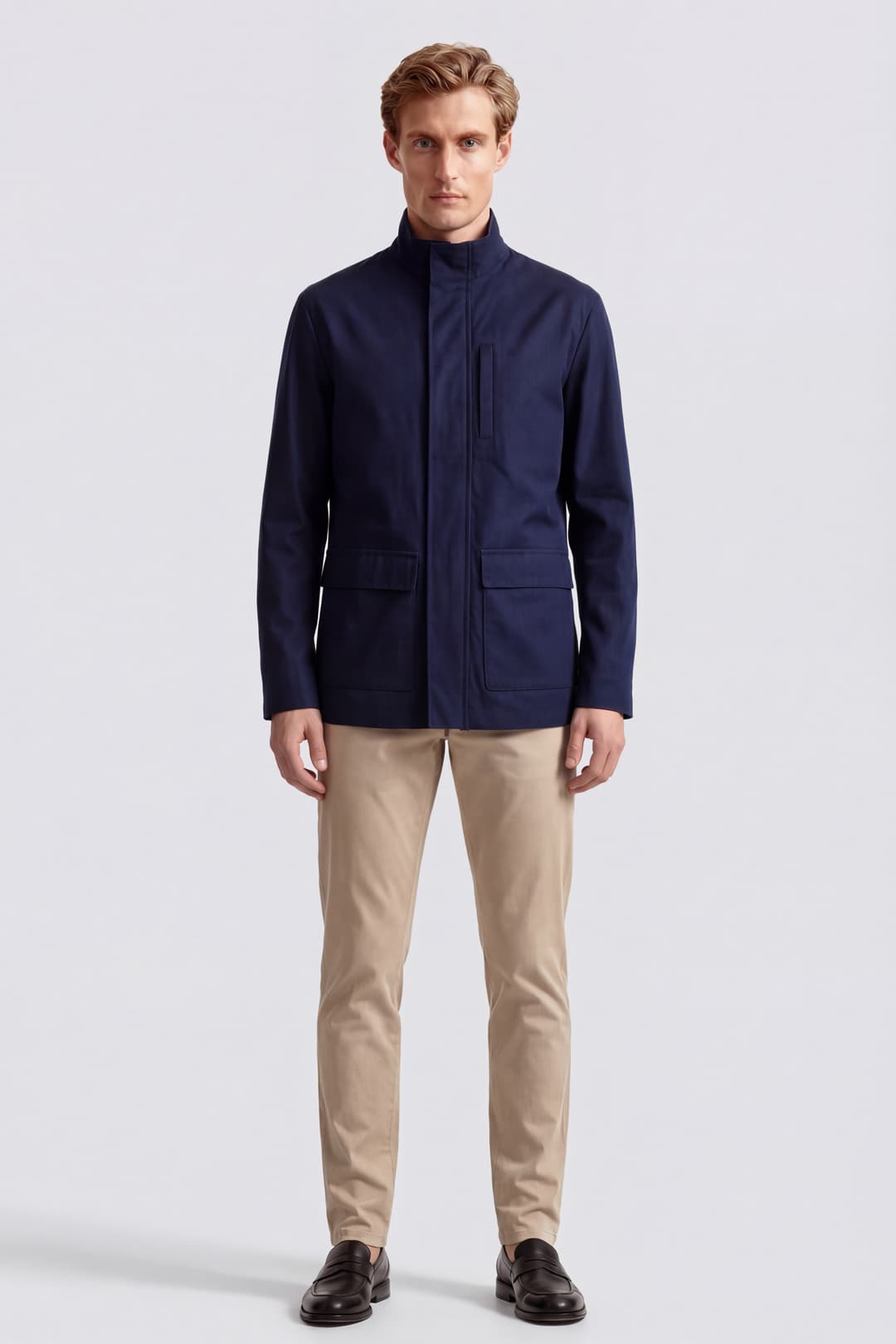 High Neck Cotton Jacket