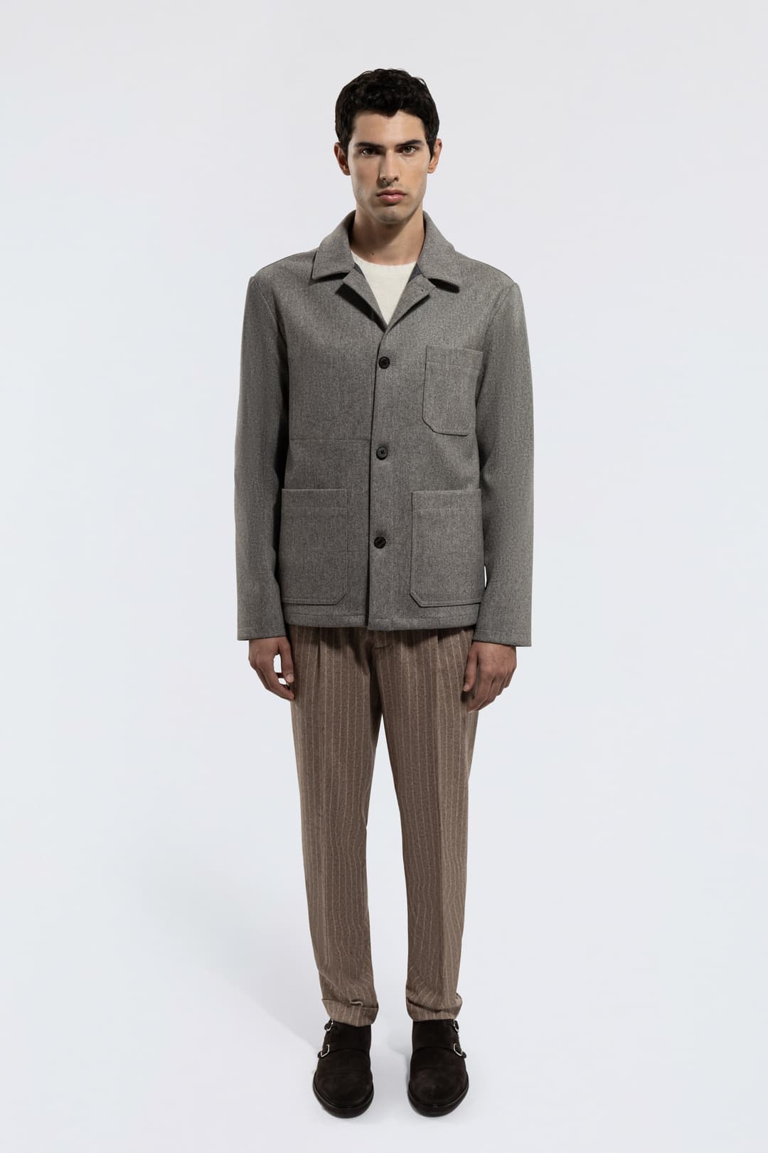 Virgin Wool Working Jacket