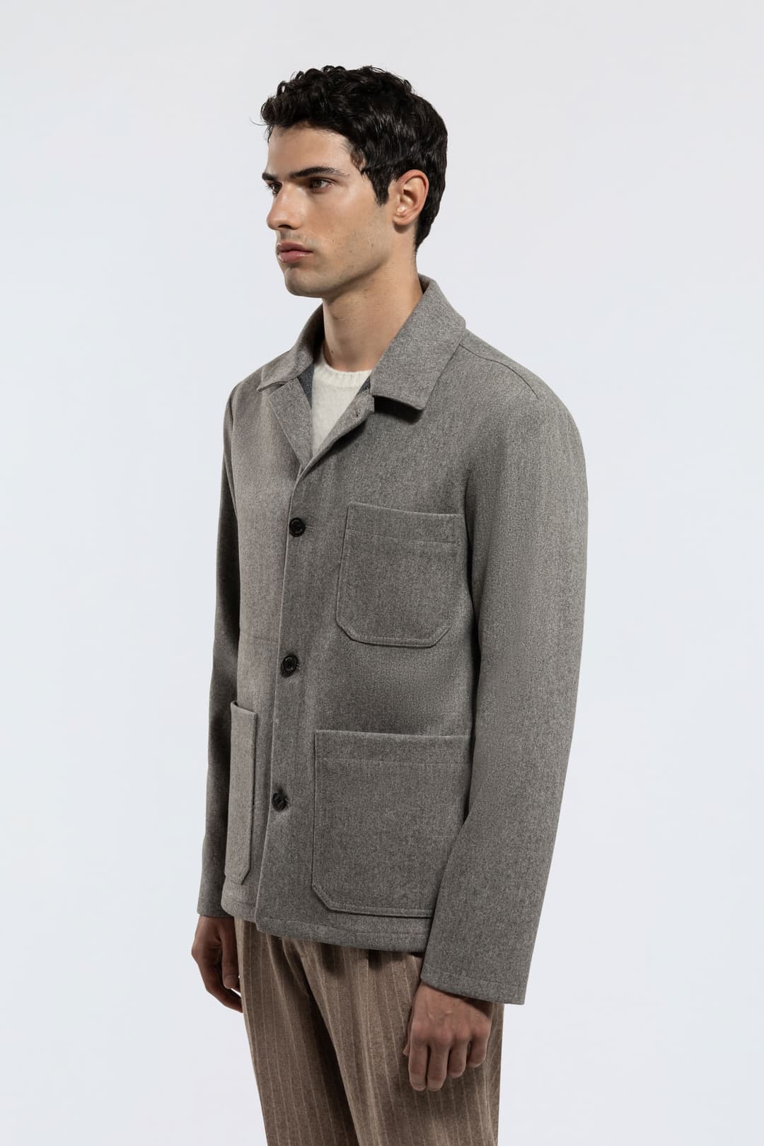 Virgin Wool Working Jacket