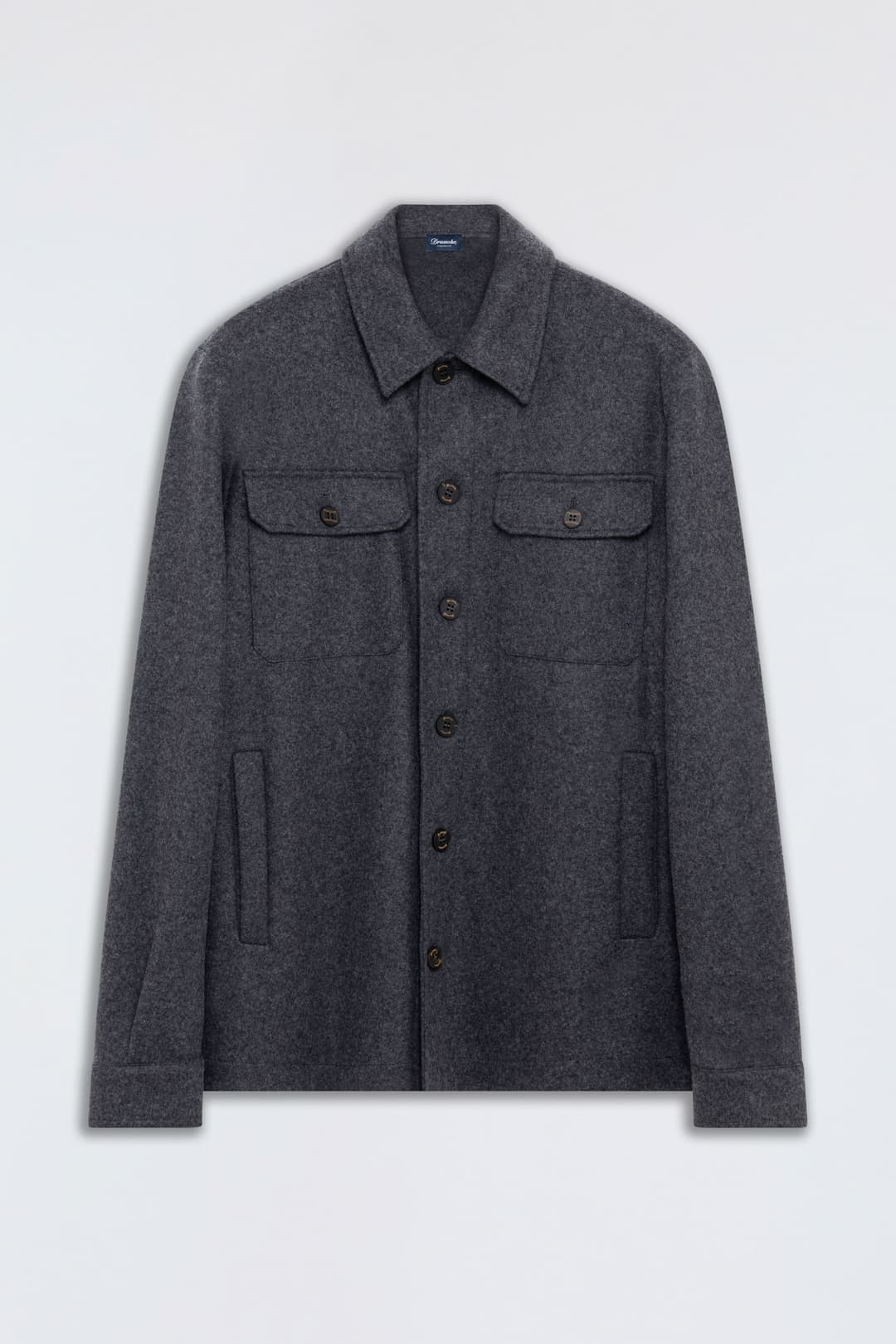 Virgin Wool and Cashmere Overshirt