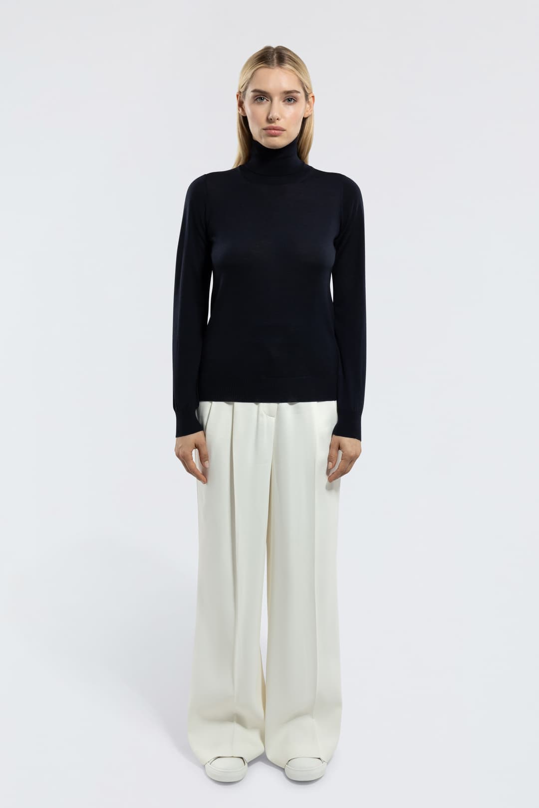 Extrafine Merino Wool Turtleneck