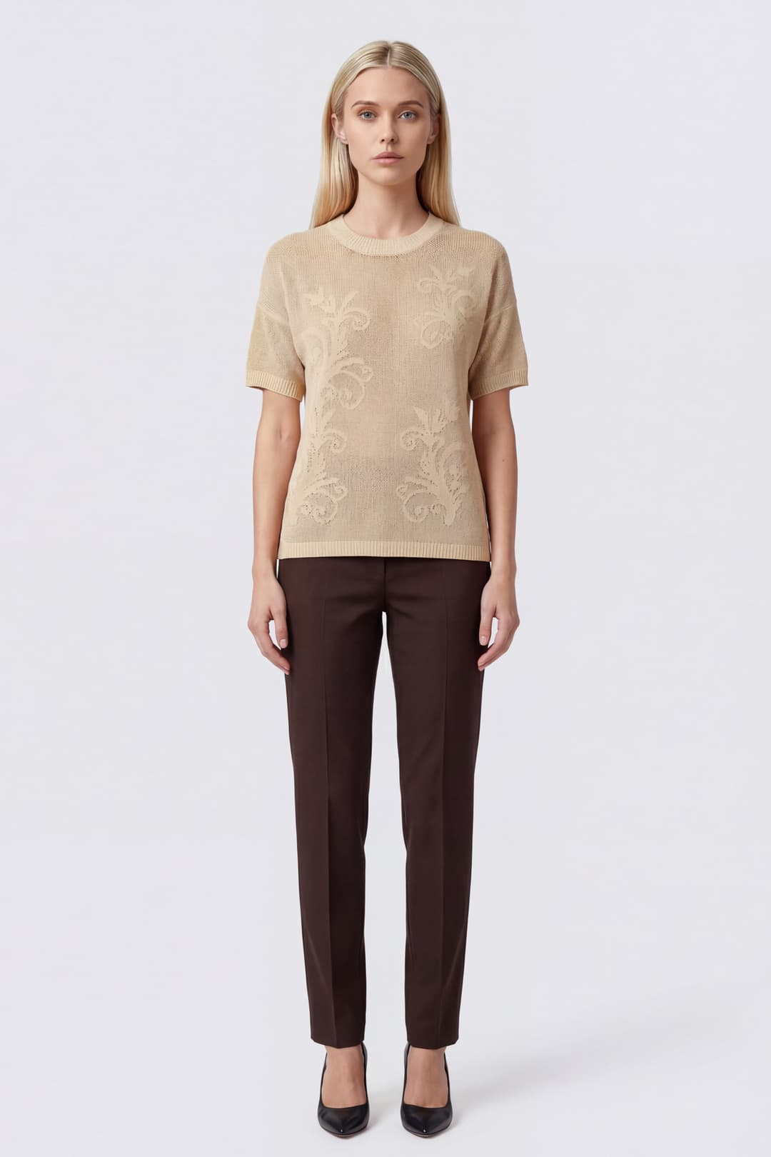 Openwork T-shirt