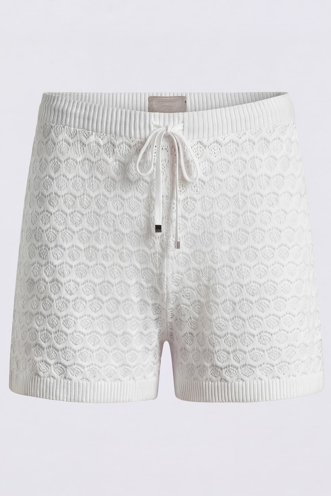 Perforated Knit Shorts