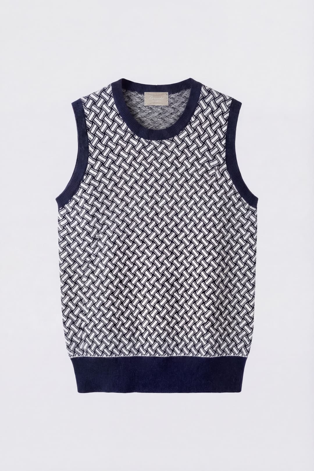Razor Blade Cotton and Linen Vest