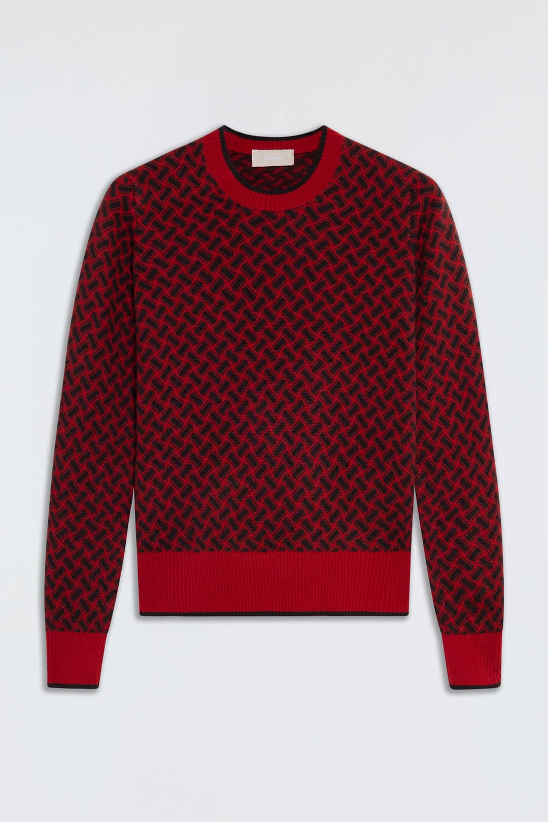 Razor Blade Crewneck Sweater in Cashmere