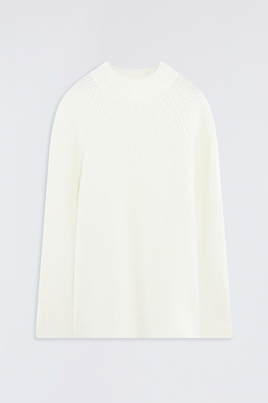 Ribbed Merino Wool Cape