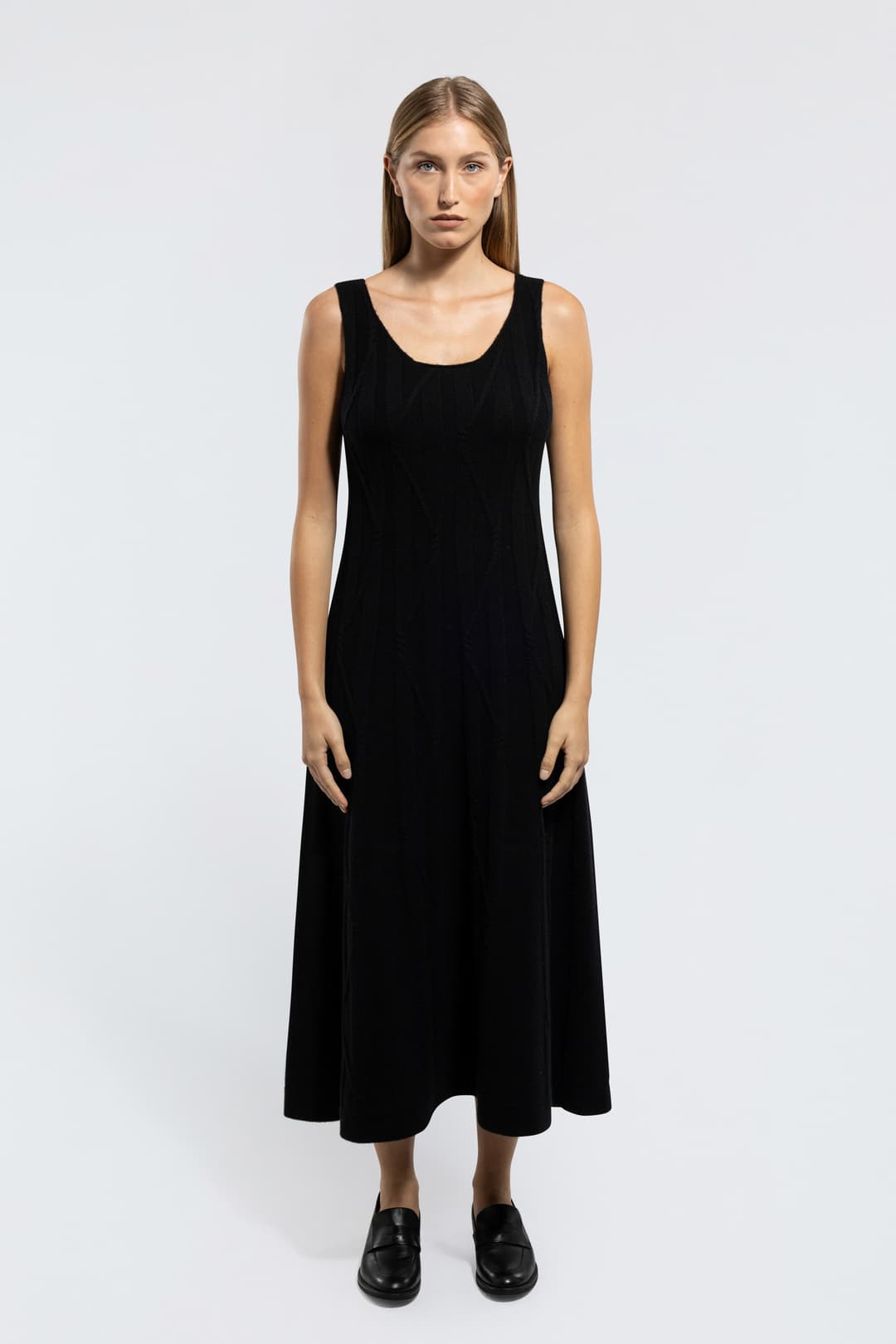 Cable-Knit Cashmere Dress