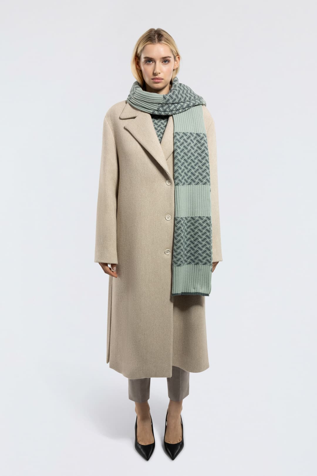 Razor Blade Cashmere Scarf