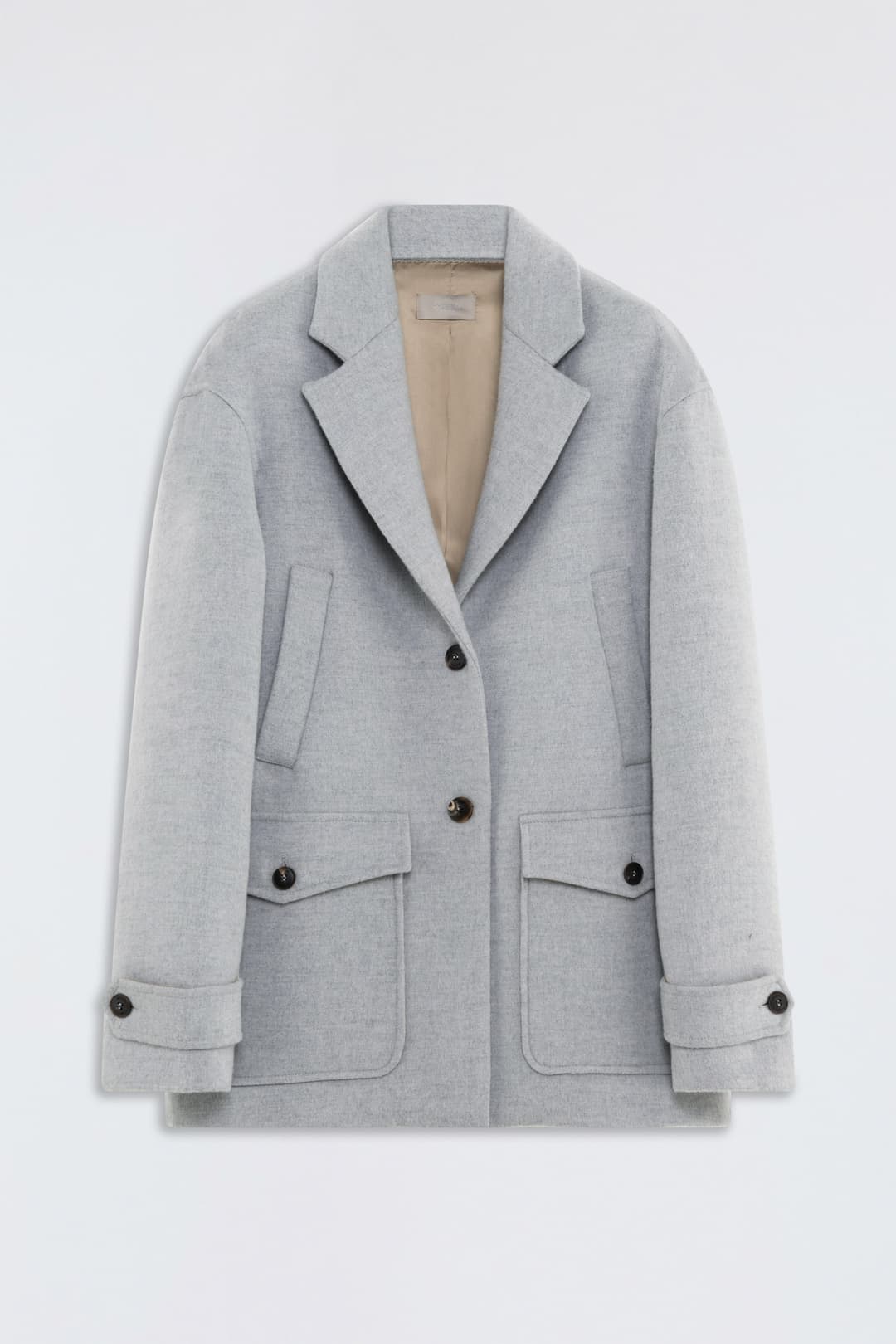 Oversized Wool and Silk Blazer