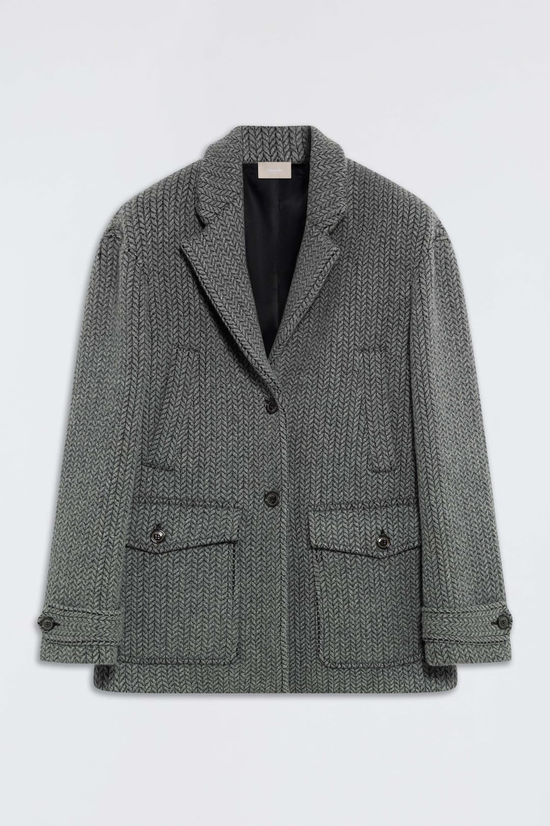 Herringbone Cashmere Jacket