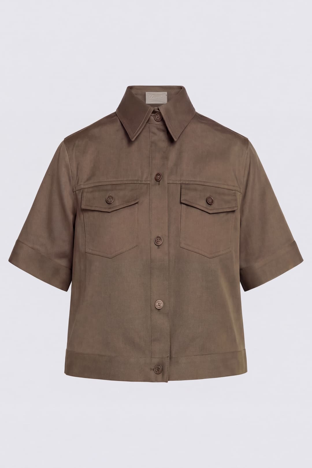 Cropped Safari Cotton Shirt