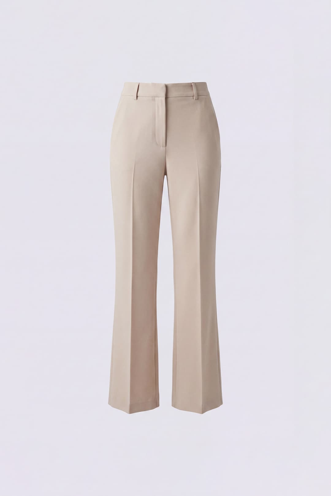 High-Waist Tailored Flare Trousers