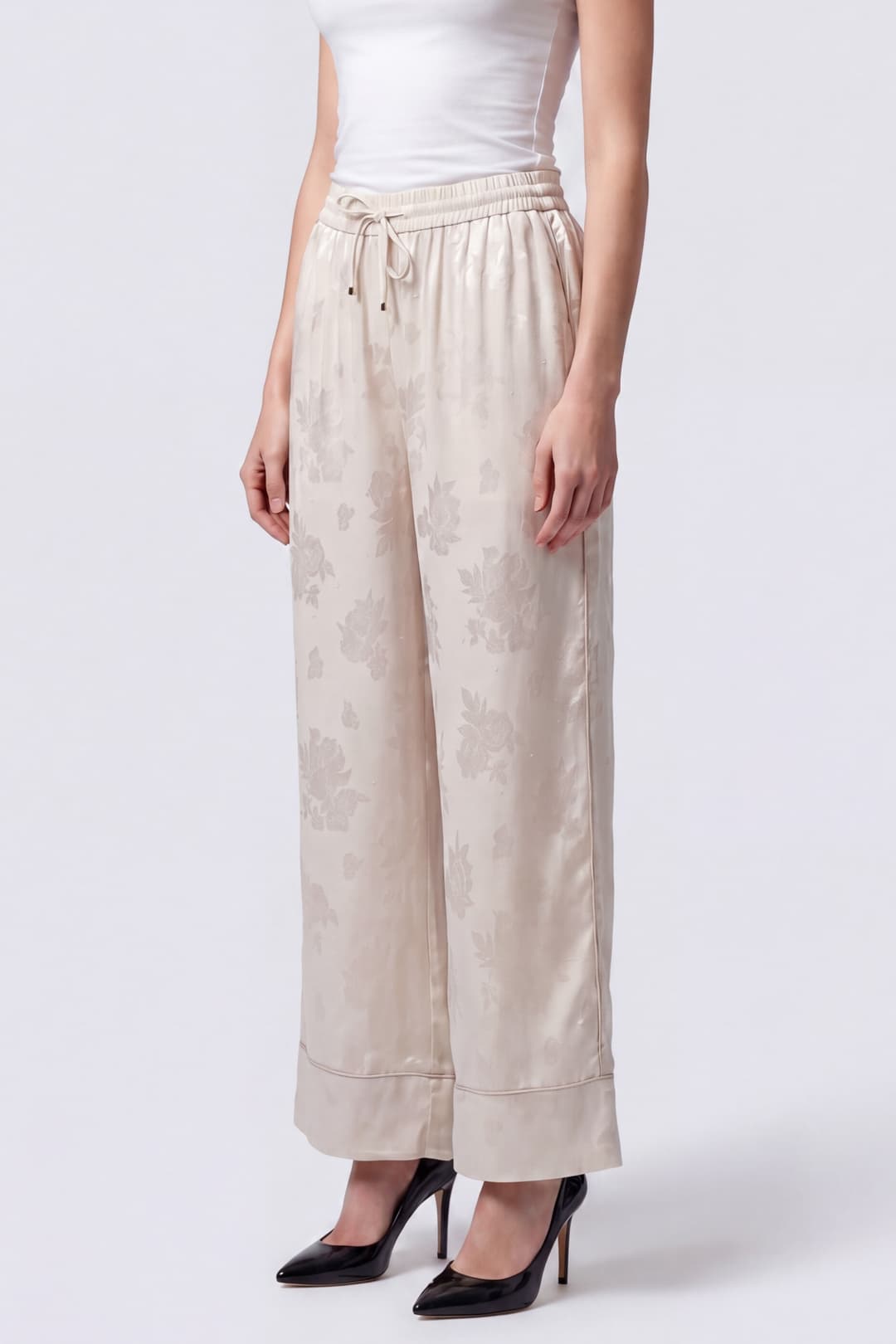 Floral Print Trousers