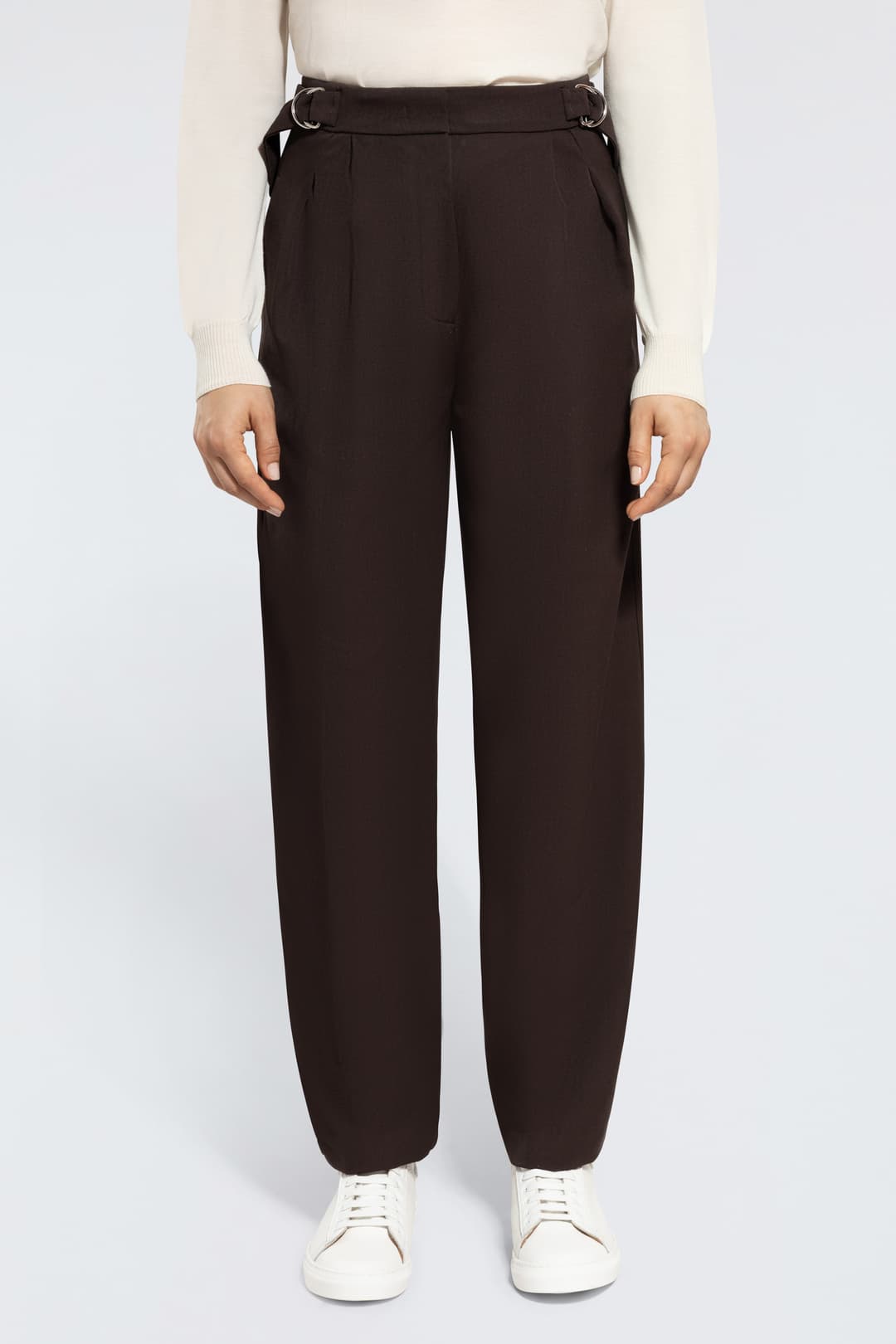 Pleated Wool Trousers