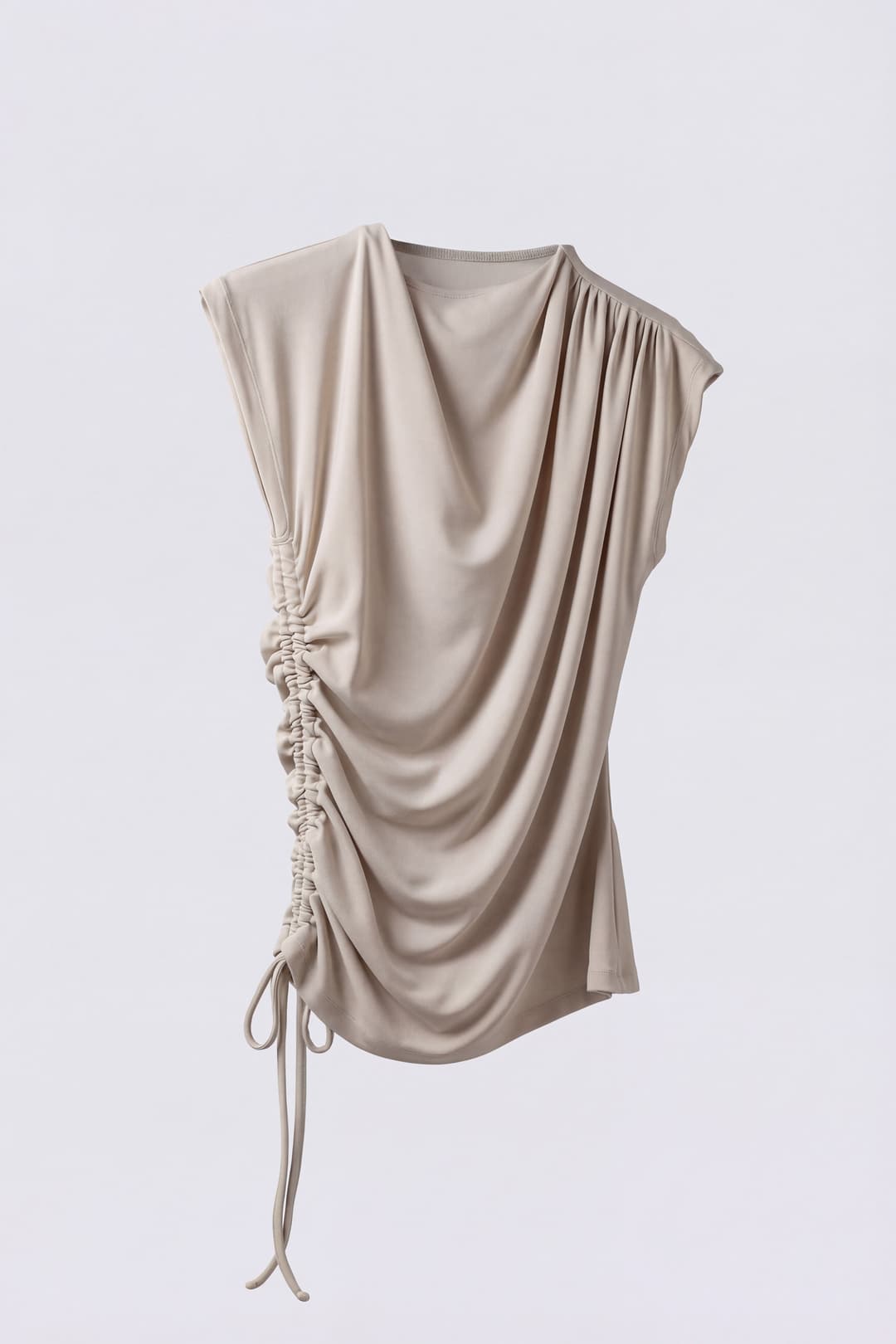 Side Drawstring top